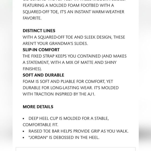 Jordan Hex Slide Sandal- Black - Picture 7 of 10